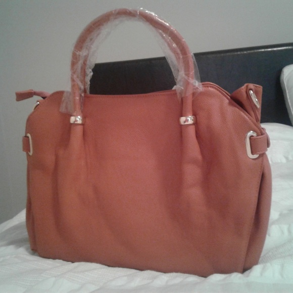 LAST ONE!! Pink Haley Beatrice Tote in Clay - Picture 2 of 6